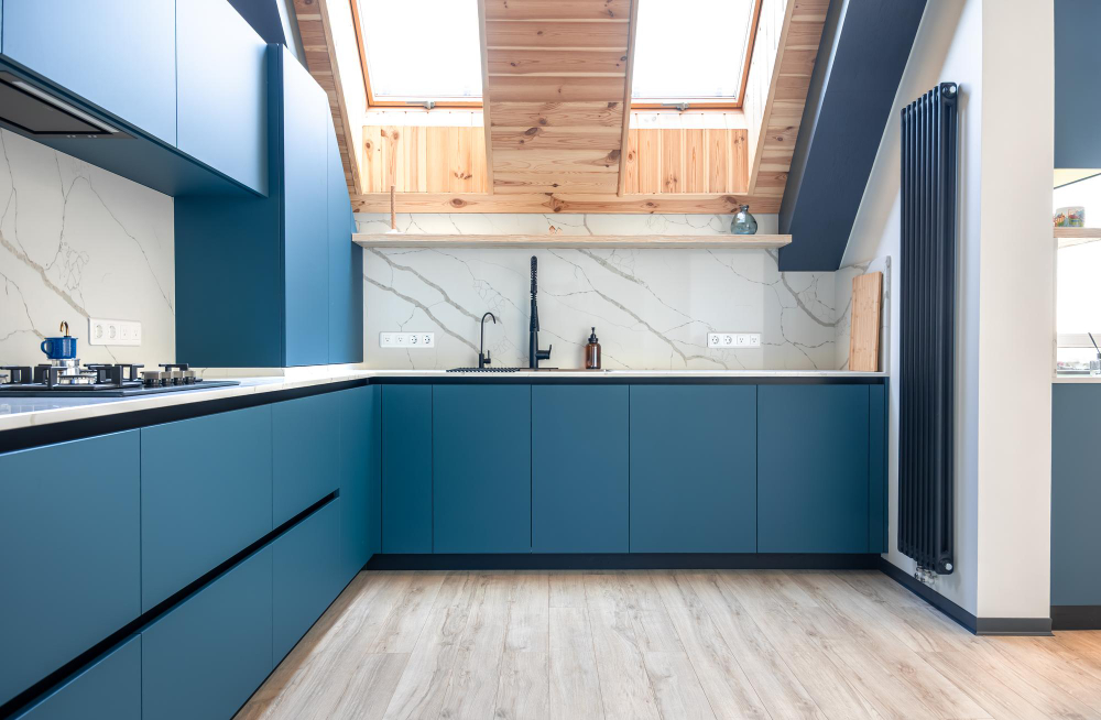 Installation de cuisine moderne – Jérôme Dépannage Cuisine moderne sur mesure installée à Chabanais